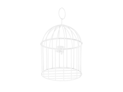 Decorative bird cage, 24 cm, white Decorative bird cage, 24 cm, white