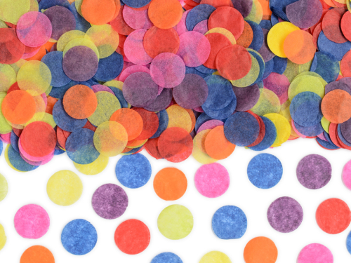 Confetti circles, mix, 3g Confetti circles, mix, 3g