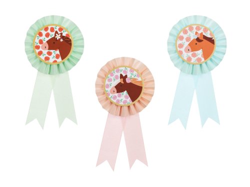 Horse Rosettes, mix (1 pkt / 3 pc.) Horse Rosettes, mix (1 pkt / 3 pc.)
