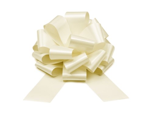DIY decorative bow, off-white, 30 cm DIY decorative bow, off-white, 30 cm