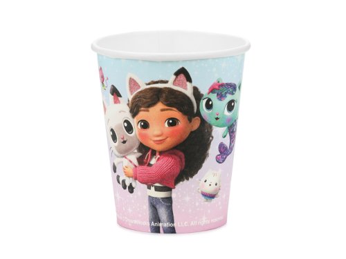 Cups Gabby's Dollhouse, mix, 250 ml (1 pkt / 6 pc.)