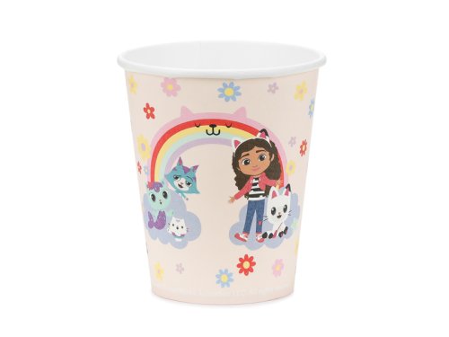 Cups Gabby's Dollhouse, mix, 250 ml (1 pkt / 6 pc.)