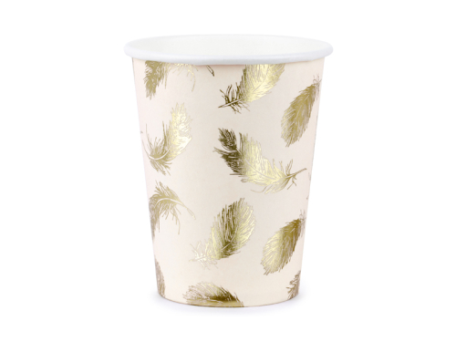 Paper cups Lovely Swan, 220ml (1 pkt / 6 pc.) Paper cups Lovely Swan, 220ml (1 pkt / 6 pc.)