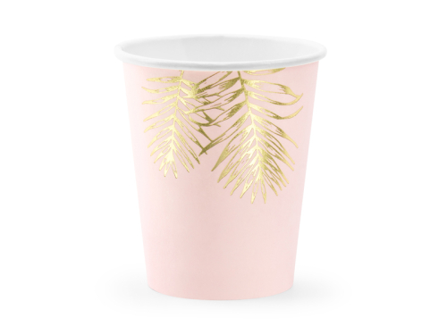 Cups Leaves, light pink, 220ml (1 pkt / 6 pc.) Cups Leaves, light pink, 220ml (1 pkt / 6 pc.)