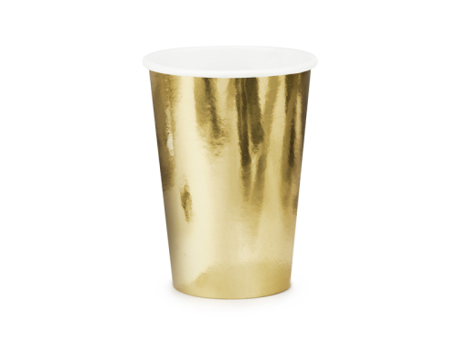 Cups, gold, 220ml (1 pkt / 6 pc.) Cups, gold, 220ml (1 pkt / 6 pc.)