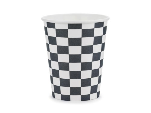Cups Checkered flag, 220 ml, mix (1 pkt / 6 pc.) Cups Checkered flag, 220 ml, mix (1 pkt / 6 pc.)
