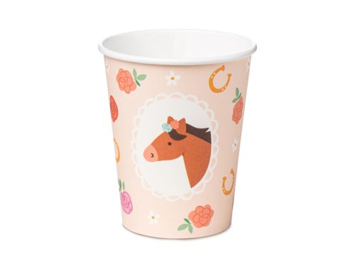 Cups Horse, 220 ml, mix (1 pkt / 6 pc.) Cups Horse, 220 ml, mix (1 pkt / 6 pc.)