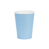 Paper Cups, light blue, 250ml (1 pkt / 6 pc.)