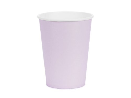 Paper Cups, lavender, 250ml (1 pkt / 6 pc.) Paper Cups, lavender, 250ml (1 pkt / 6 pc.)