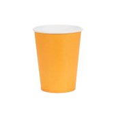 Paper Cups, light orange, 250ml (1 pkt / 6 pc.)