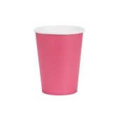 Paper Cups, dark pink, 250ml (1 pkt / 6 pc.)