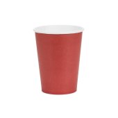 Paper Cups, dark red, 250ml (1 pkt / 6 pc.)
