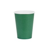 Paper Cups, dark green, 250ml (1 pkt / 6 pc.)