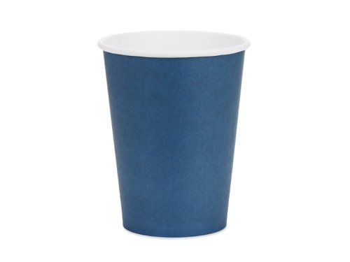 Paper Cups, dark blue, 250ml (1 pkt / 6 pc.) Paper Cups, dark blue, 250ml (1 pkt / 6 pc.)