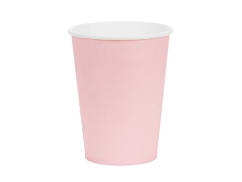 Paper Cups, light pink, 250ml (1 pkt / 6 pc.) Paper Cups, light pink, 250ml (1 pkt / 6 pc.)