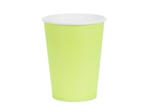 Paper Cups, light green, 250ml (1 pkt / 6 pc.) Paper Cups, light green, 250ml (1 pkt / 6 pc.)