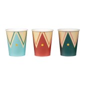 Circus Cups, mix, 220 ml (1 pkt / 6 pc.)
