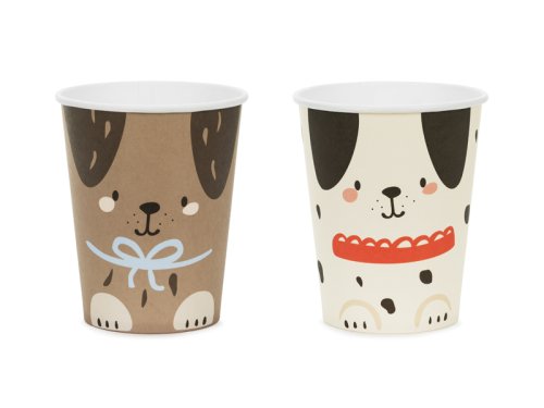 Dog Cups, mix, 220 ml (1 pkt / 6 pc.) Dog Cups, mix, 220 ml (1 pkt / 6 pc.)