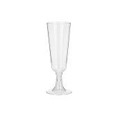 Plastic Champagne Glasses, 150 ml (1 pkt / 8 pc.)