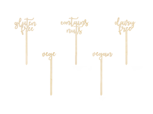 Sweet table toppers, 14.5-16cm Sweet table toppers, 14.5-16cm