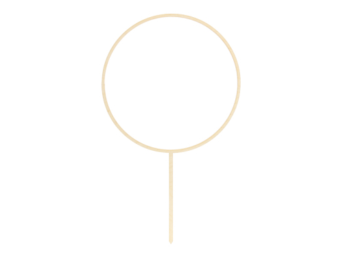 Wooden topper Hoop, 24.5cm Wooden topper Hoop, 24.5cm