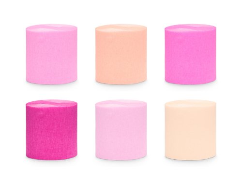 Crepe 5cm/10m, set of 6, mix (1 pkt / 6 pc.) Crepe 5cm/10m, set of 6, mix (1 pkt / 6 pc.)