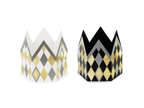 Party crowns, 11 cm, mix (1 pkt / 2 pc.) Party crowns, 11 cm, mix (1 pkt / 2 pc.)