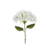 Artificial flower - Hydrangea, 35 cm, white