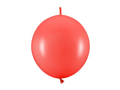 Linking balloons, 28 cm, Pastel Poppy Red (1 pkt / 20 pc.) Linking balloons, 28 cm, Pastel Poppy Red (1 pkt / 20 pc.)