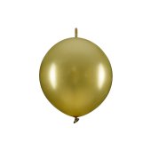Linking balloons, 33 cm, gold (1 pkt / 20 pc.)