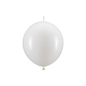 Linking balloons, 33 cm, white (1 pkt / 20 pc.)