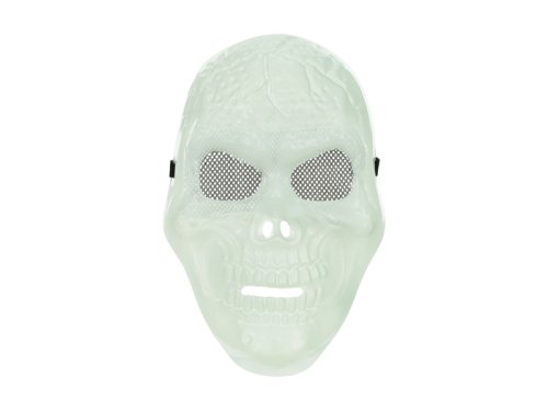 Glow in the dark Skull mask, 17x27cm, mix Glow in the dark Skull mask, 17x27cm, mix