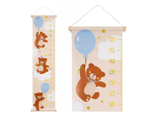 Height measurement for a wall Bear, mix, 24x100cm Height measurement for a wall Bear, mix, 24x100cm