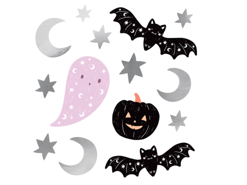 Wall stickers Halloween (1 pkt / 4 pc.) Wall stickers Halloween (1 pkt / 4 pc.)