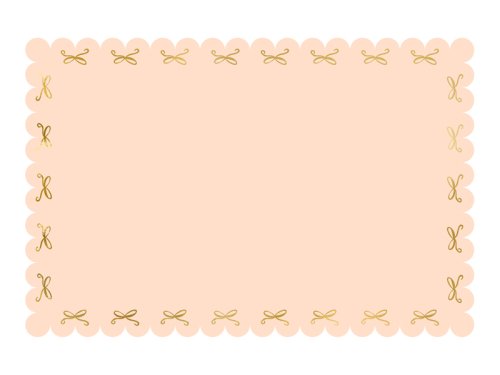 Paper tablecloth Bows, pink, 180 x 120 cm Paper tablecloth Bows, pink, 180 x 120 cm