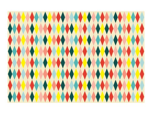 Paper tablecloth Diamonds, mix, 180 x 120 cm Paper tablecloth Diamonds, mix, 180 x 120 cm