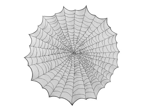 Spider Web Tablecloth, 124cm Spider Web Tablecloth, 124cm