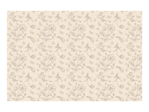 Tablecloth Beige Flowers, 180x120 cm Tablecloth Beige Flowers, 180x120 cm