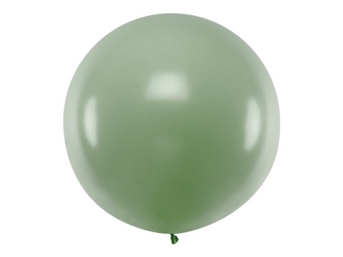 Round balloon 1 m, Pastel Rosemary Green Round balloon 1 m, Pastel Rosemary Green