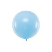 Round balloon 60 cm, Pastel Baby Blue