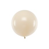 Round balloon 60 cm, nude