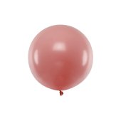 Round balloon 60 cm, Pastel Wild Rose