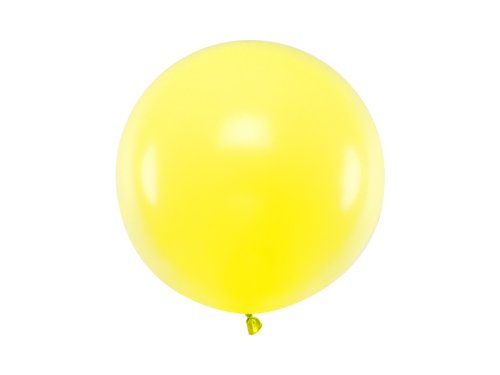 Round balloon 60 cm, Pastel Lemon Zest