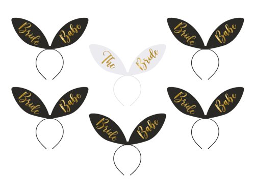 Headband Bride Squad, 15 x 29 cm, mix (1 pkt / 6 pc.) Headband Bride Squad, 15 x 29 cm, mix (1 pkt / 6 pc.)