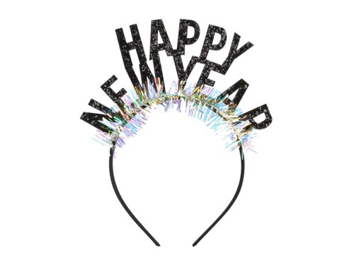 Headband Happy New Year, 15,5 x 20,5 cm, black Headband Happy New Year, 15,5 x 20,5 cm, black