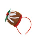 Cupcake with Mistletoe Headband, 19x19cm, mix