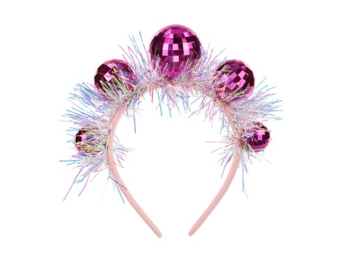 Disco Ball Headband, 17.5x17.5 cm, pink Disco Ball Headband, 17.5x17.5 cm, pink