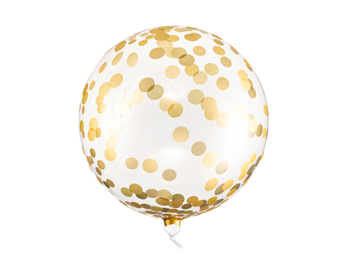 Orbz balons ar punktiem, 40cm, zelts