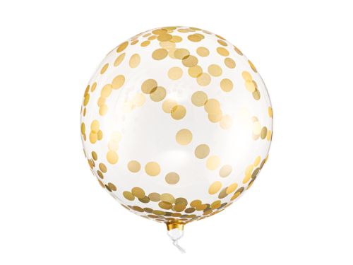 Orbz balons ar punktiem, 40cm, zelts Orbz balons ar punktiem, 40cm, zelts