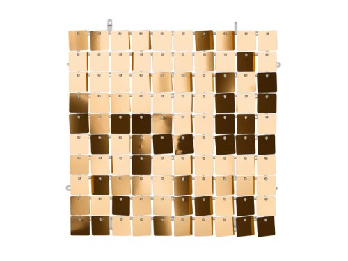Sequin backdrop panel, square-shape, copper, 30x30 cm Sequin backdrop panel, square-shape, copper, 30x30 cm